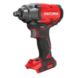 CRAFTSMAN V20 Cordless Impact Wrench, 1/2 inch, Bare Tool Only (CMCF920B)
