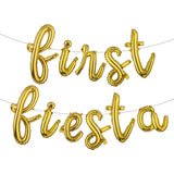First Fiesta Birthday Decorations Mexican 1st Birthday Party Supplies Multicolor First Fiesta Balloons Mexican Uno Cactus Banner