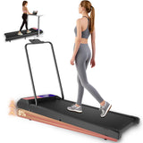 Maicifi Walking Pad Treadmill with Incline - Under Desk Treadmill, Small Walking Pad with Handle Bar,2.5HP Low Noise,3 in 1 Fold