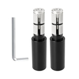 Micro Traders 1pair Bicycle Flat Bar Extender Aluminium Alloy MTB Bike Handlebar Bar End Extension 91x22.2mm Bike Stem Riser 15-