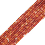 BEADIA Natural Red Agate Tube Beads Cylinder 2x4mm 38cm/Strand Stone Beads for Jewelry Making