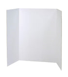 Pacon TriFold Presentation Board, 40X28, Pack of 8, White,