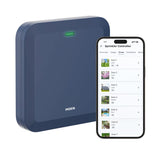 Moen 8Zone Smart Sprinkler Controller, WiFi Connectible Smart Irrigation System with Automatic Water Timer, WICNT008G1USA