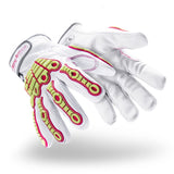 HexArmor Cut-Resistant Impact Protection Insulated Leather Work Gloves | Chrome Series 4086 | Small