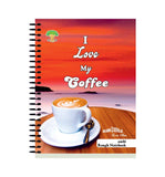 Amblitz Rough Ambi Single Line Spiral Notebook (A4-500 Pages) - Pack Of 4