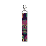 Isee 360 Skull Art Lanyard Bag Tag With Swivel Lobster For Gift Luggage Bags Backpack Laptop Bags Students Employees L X H 5 X 0