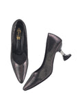 Shoetopia Shimmer Decor Pointed Toe Stylish Wine Pumps For Women & Girls /Eu38,Red,5,B0DK79M64G