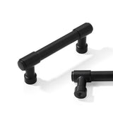 CABDM 2 Pack 3 Inch Kitchen Cabinet Handles Matte Black Pulls for Drawers and Cabinets - Hardware for Cupboards