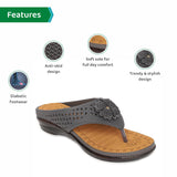 Ortho Joy Women'S Doctor Orthopedic Soft Slippers - Grey,Grey,7,B09VLDWWBD