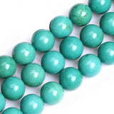GEM-Inside 16mm Natural Old Turquoise Dyed Gemstone Loose Beads Energy Power Round Beads for Jewelry Making 15 Inches