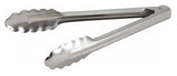 Winco Coiled Spring Heavyweight Stainless Steel Utility Tong, 9-Inch