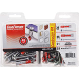 Hillman 376476 DuoPower ContractorStrength Anchor Kit (#8 & #10), White