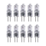 Vstar G4 12V 20W Halogen Bulb JC Type Bi-Pin Light,Clear, G4 Bi-pin Base, Halogen Light Bulb (20W 10Pack)