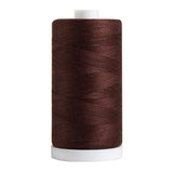 Connecting Threads Brown 100% Cotton Thread for Sewing, Quilting, and Crafting - 50-Weight - 1200 Yard Large Spool (Rosewood)