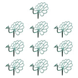 Ecomistiq 10X Garden Plant Holder Support Rings Park Lawn Peacock Plant Support StakesPlant Ties & Supports