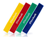 THERABAND Resistance Band Loop Set, Pack of 4, 18 Inch Band Loop Kit for Legs & Butt Workouts, Beginner to Advanced Levels for E