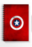 Blue Nexus Diairies Notebook Superhero Captain Shield (6 X 9 Inch, Multicolour)_Bnnbc213
