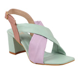 Shoetopia Women'S Casual Comfortable Fashion Heel Sandal Sonam-Green-Eu36,Green,3,B09YFRGHJW