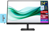 HP 24 FHD VA Monitor with 5 ms Response Time, Anti-Glare, Flicker Free, VESA Mount (100x100mm), HDMI, VGA & Dockztorm USB Port E