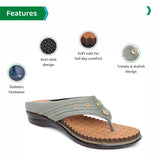 Ortho Joy Fancy Doctor Slippers | Comfortable Sandals For Women Stylish,Light Green,4,B09VLC2NQ3