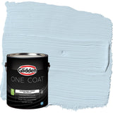 Glidden Interior Paint + Primer: Blue/Blue Pearl, One Coat, Semi-Gloss, 1-Gallon