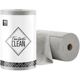 Fantasticlean Microfiber Cleaning Cloth Roll -90 Pack, Tear Away Microfiber Towels, 12 x 12, Reusable, Washable, Scratch Free, U