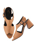 Shoetopia Solid Pointed Toe Tan Pumps For Women & Girls /Eu38,Bronze,5,B0DJJXFP7M
