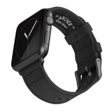 Archer Watch Straps - Canvas Straps for Apple Watch (Black, Gray, 44/45/46/49mm)
