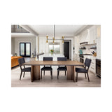 Elegant Lighting Living District Cade 6-Light Mid-Century Metal Pendant In Black And Brass