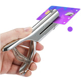 Hole Punch 2 Reach 3/8 inch Single Hole Punch,Heavy Duty Hole Puncher Single,Paper Punch Portable Hand Held Long Hole Puncher fo