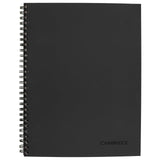 Cambridge Notebook, Business Notebook, 71/4 x 91/2, 80 Sheets, Ruled, Action Planner, Flexible Cover, Wirebound, Gray (06122