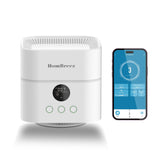 HomBreez Air Purifier and Humidifier Combo for Bedroom, Covers Up to 200ft, H13 True HEPA Filter, 500ML Water Tank, Quiet Cool M