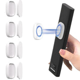 Tiizze 4 Pack Upgraded Magnetic Remote Control Holder Wall Mount - Enhanced N52 Magnets & Stronger Adhesive, No-Drill Remote Org