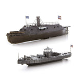 Metal Earth Fascinations Premium Series Monitor & Merrimack 3D Metal Model Kit