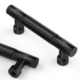 Asidrama 10 Pack 3 Inch(76mm) Matte Black Kitchen Cabinet Handles, Cabinet Pulls Kitchen Cabinet Hardware for Cupboard Drawer Pu