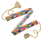 FabricBased Adjustable Navratri Garba Belt For Chaniya Cholis, Lehengas, Garba Outfit | Navratri Special (Free Size)