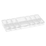 6 Pack: Clear 14-Compartment Flip Top Bead Organizer by Bead Landing