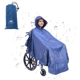 Wheelchair poncho wheelchair cover Lightweight, Breathable & Waterproof Wheelchair RainCape Universal Fit, Mobility Scooter & El