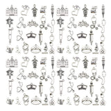 WOCRAFT 120pcs Antique Silver Medical Charms for Jewelry Making Alloy Nurse Medical Charms for DIY Crafts (SN003)