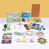 Brainy Bear Montessori Kindergarten Learning Kit For Kids, Educational Toys, Skill Development Activities, Preschool Learning Bo