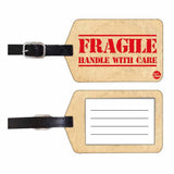 Nutcase Designer Luggage Travel Baggage Tags Single Tag With Name Card Inside Fragile