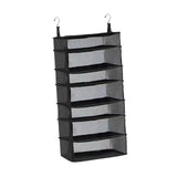 Ujeavette Hanging Compression Packing Cube Multipurpose For Closets, Hotels Black 7 Layers