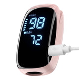 Pulse Oximeter Fingertip with Rechargeable, Oxygen Meter Finger Pulse Oximeter, Rechargeable Pulse Oximeter, Accurate Fast Oxime