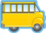 35 Sheets School Bus Mini Notepad for Classroom Dcor, School Theme Craft Activities for Kids Back to School Bulletin Board Cut