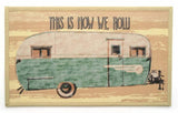 Kittrich How We Roll Indoor/Outdoor Mat, 18 X 30