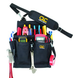 CLC Custom Leathercraft 5508 Professional Electricians Tool Pouch, 20 Pocket,Black