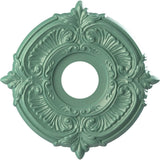 Ekena Millwork CMP13ATFSM Attica Thermoformed PVC Ceiling Medallion (Fits Canopies up to 5), 13OD x 3 1/2ID x 3/4P, Universal Pe
