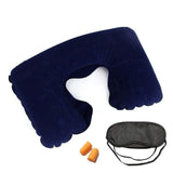 Debire 3 In 1 Neck Travel Pillow With Cushion CarEye Maks Sleep Rest Shade And Ear Plug
