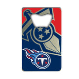 FANMATS 62569 Tennessee Titans Credit Card Style Bottle Opener - 2x 3.25