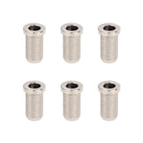 Banworks Guitar String Mounting Ferrules 4mm (5/32) String Through Body Ferrule for Electric Guitars Pack of 6 JT/CXK-03 Chrome